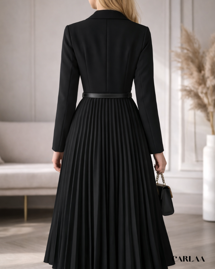 Robe Tailleur Plissée