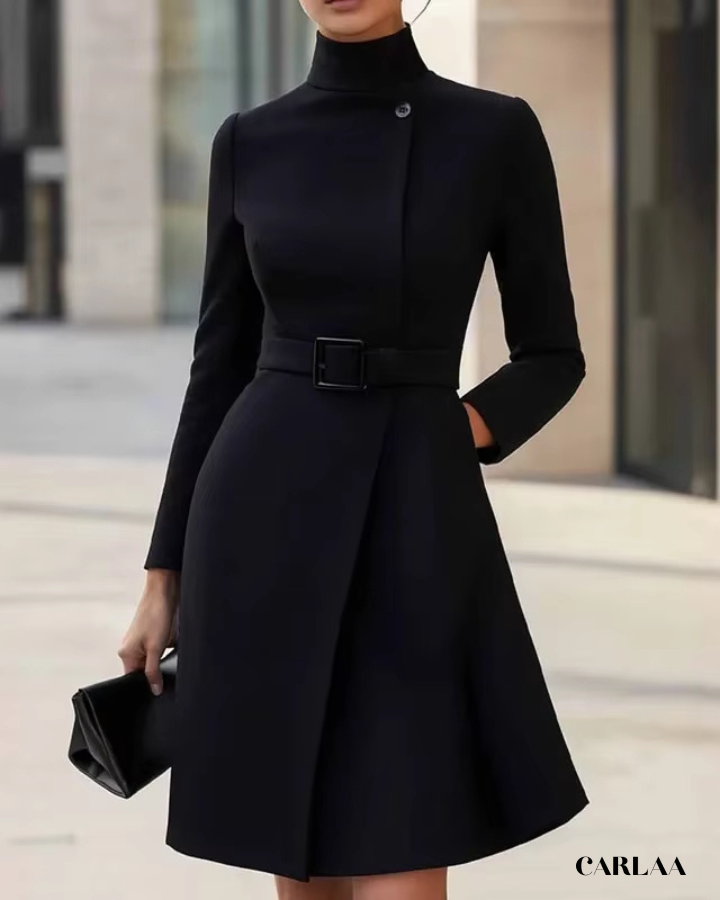 Robe blazer ceinturée