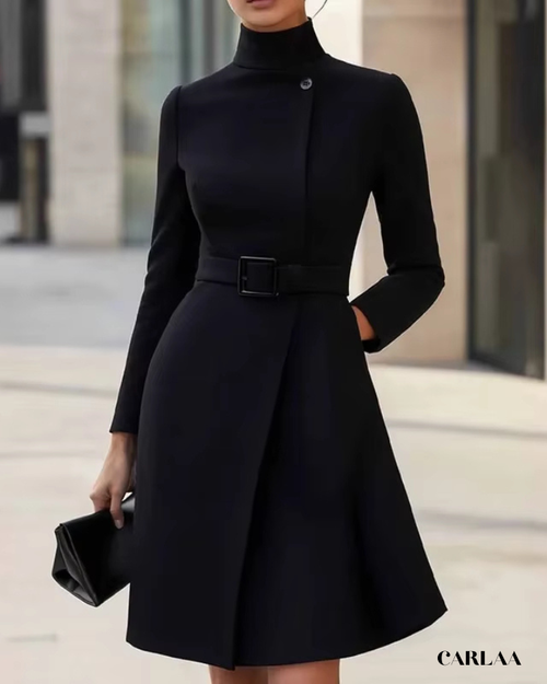 Robe blazer ceinturée
