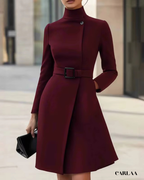 Robe blazer ceinturée