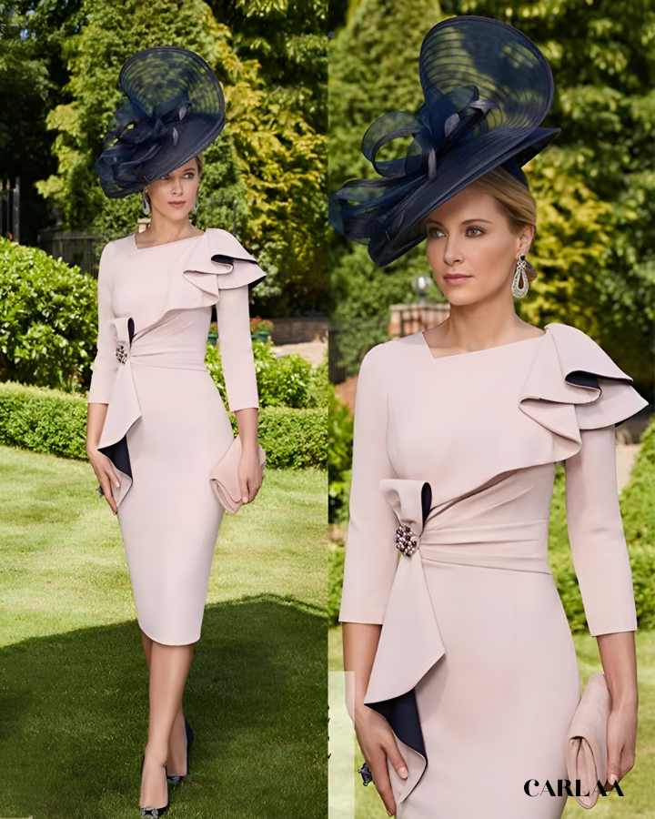 Robe mere de la mariee asymétrique