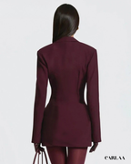 Mini robe blazer femme