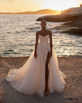 Robe mariage fleur 3d