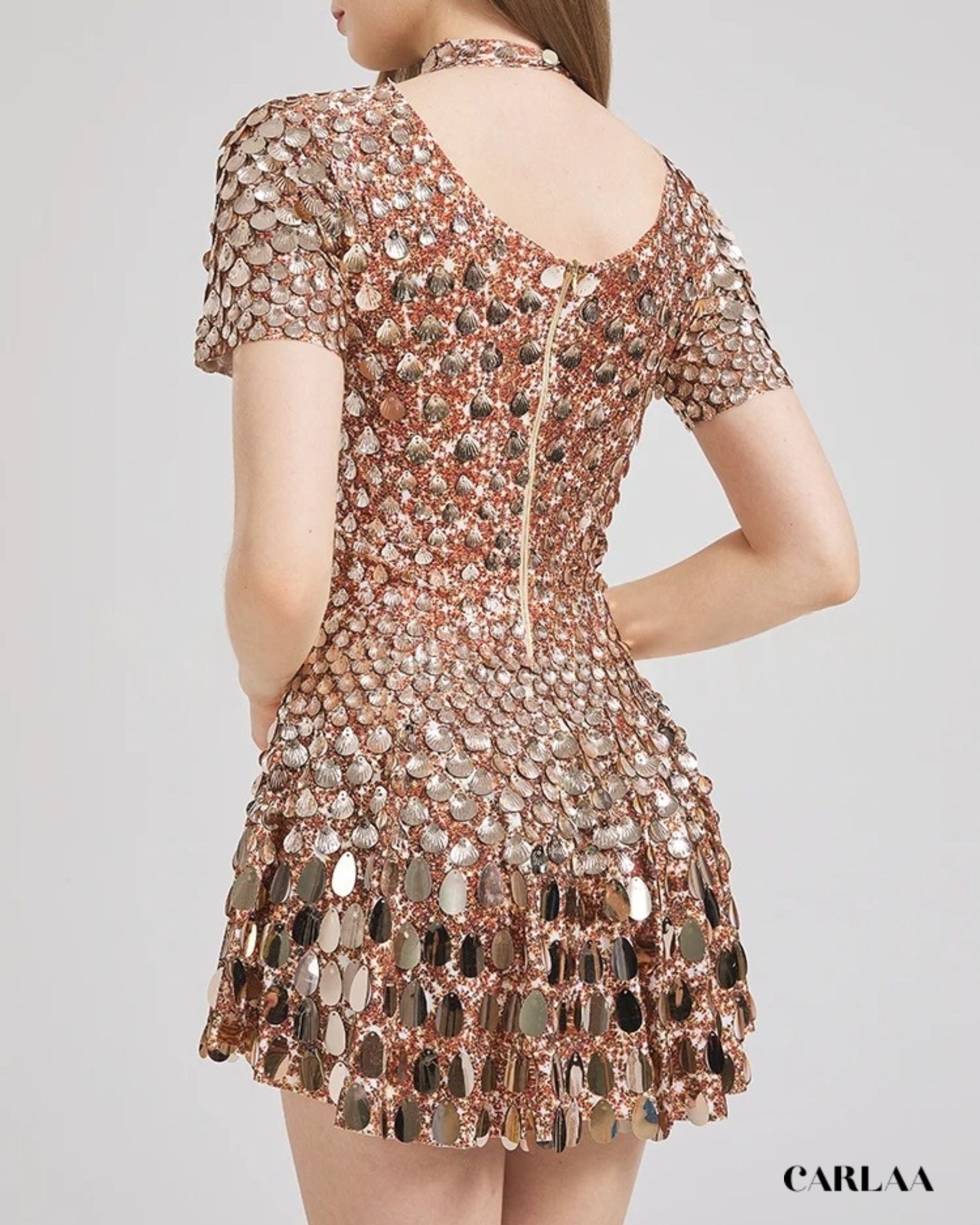 Robe de soirée nouvel an paillette