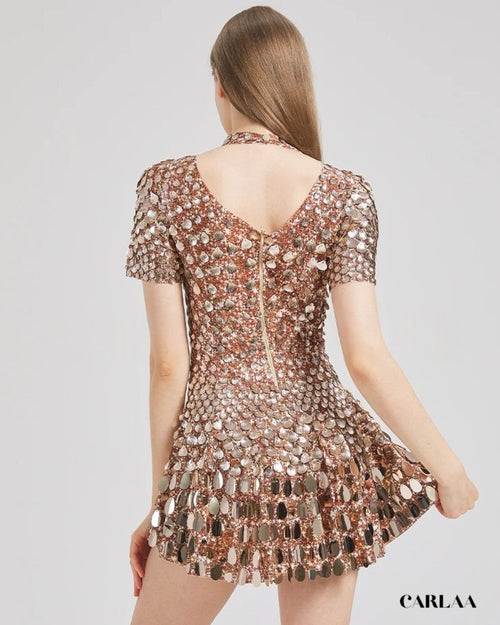 Robe de soirée nouvel an paillette