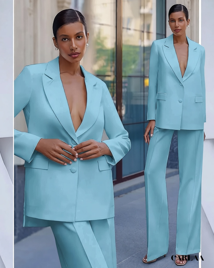 Formal trouser suit for a wedding