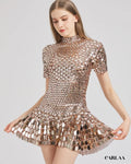 Robe de soirée nouvel an paillette