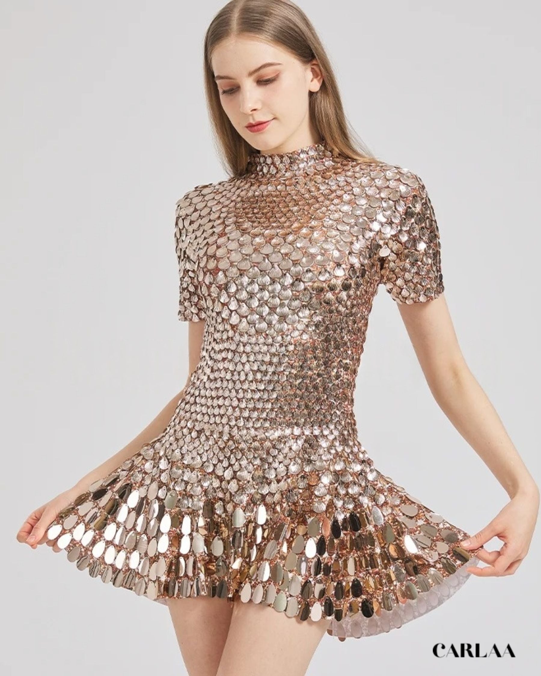 Robe de soirée nouvel an paillette