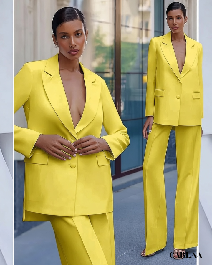 Formal trouser suit for a wedding