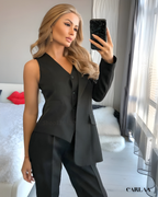 Ensemble costume femme invitée mariage
