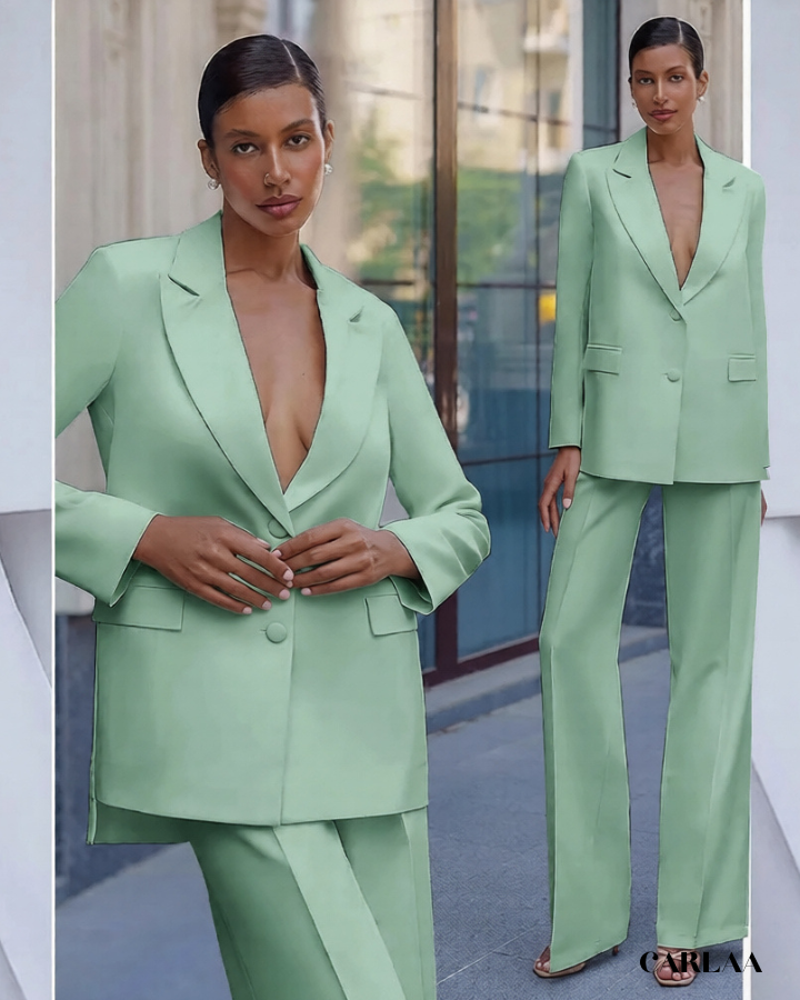 Formal trouser suit for a wedding