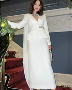 Tailleur jupe femme mariage