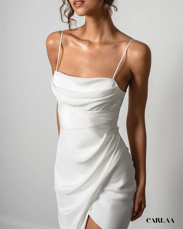 Robe mariage civil fendue