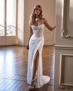 Robe de mariage civil longue