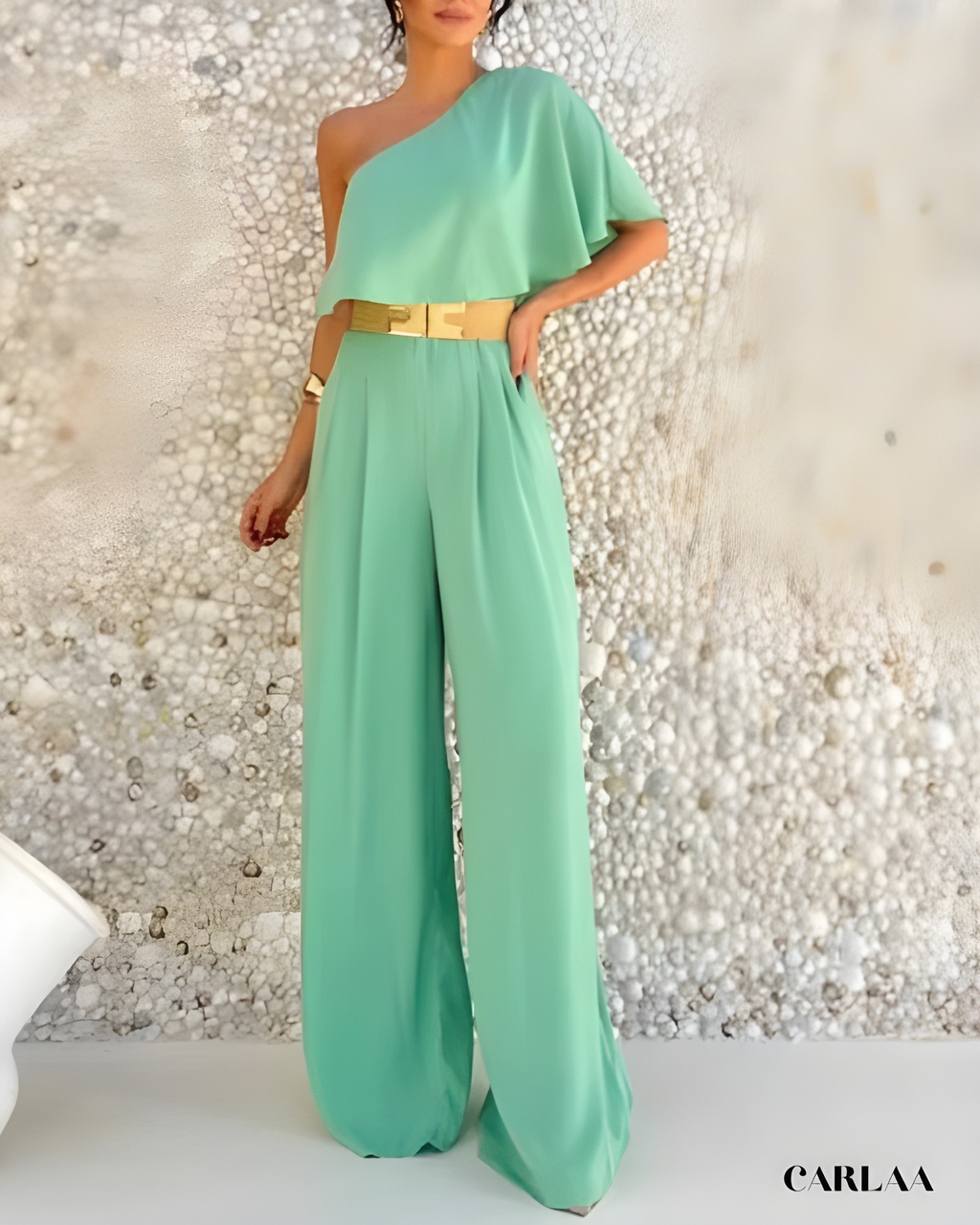 Mint green jumpsuit