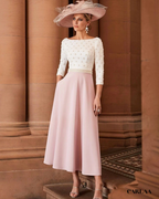 Robe mere de la mariee manche longue