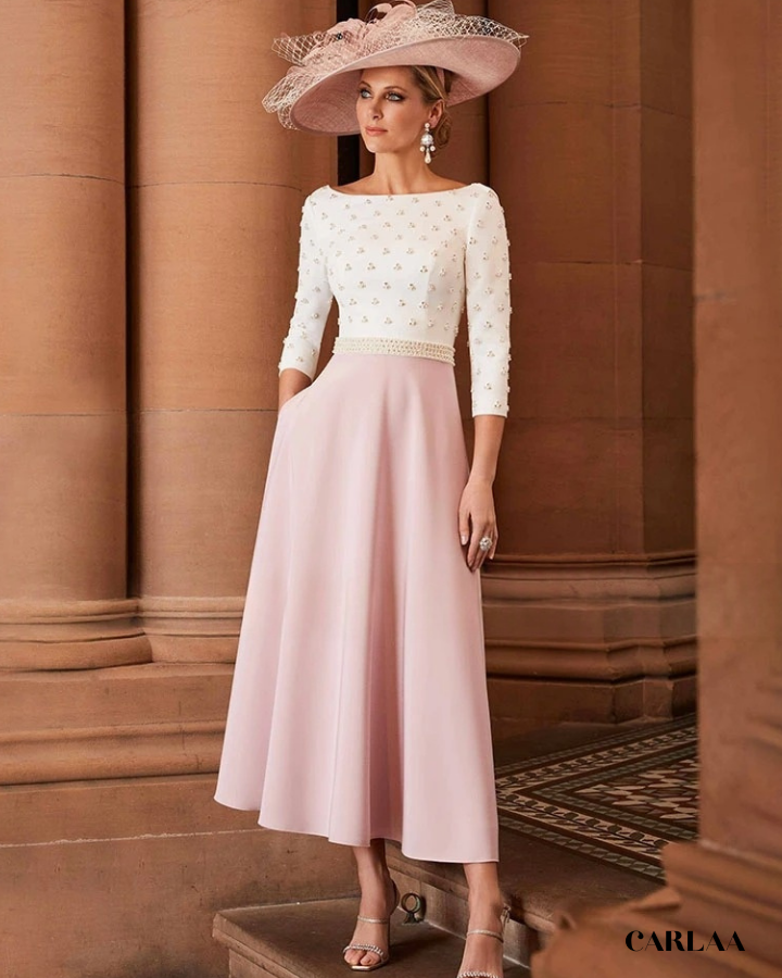Robe mere de la mariee manche longue
