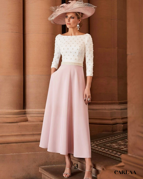 Robe mere de la mariee manche longue