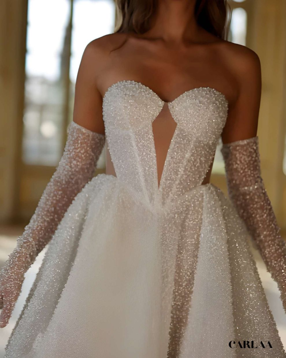 Robe de mariée courte princesse