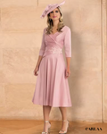 Robe mere de la mariee rose