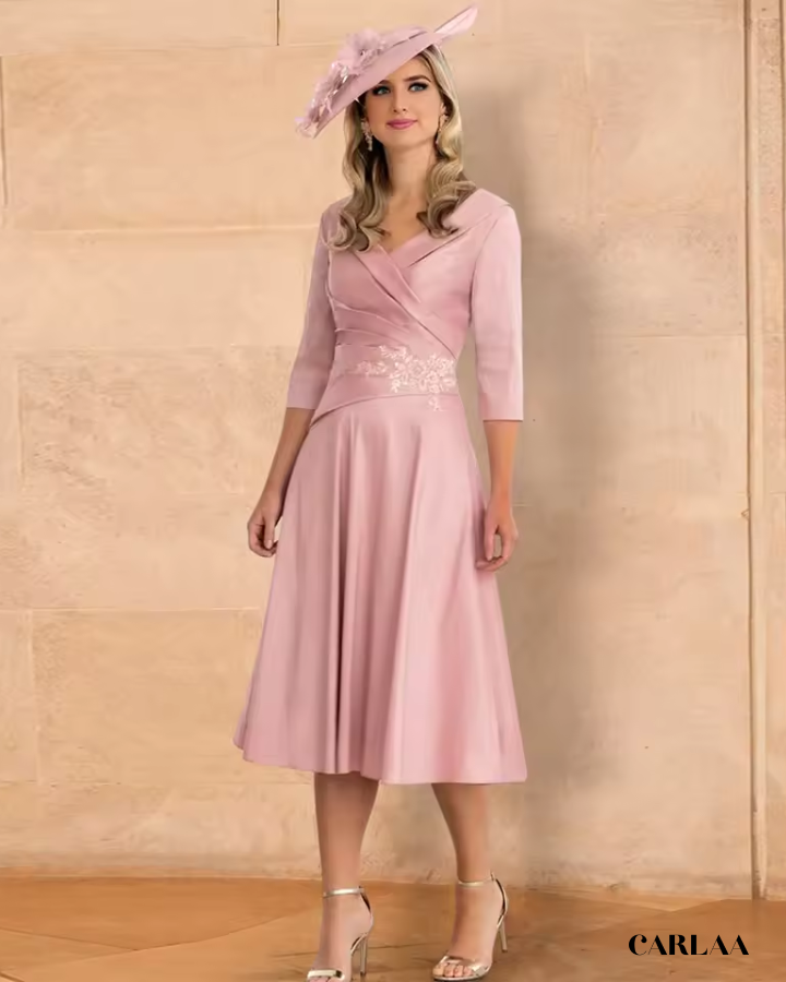 Robe mere de la mariee rose