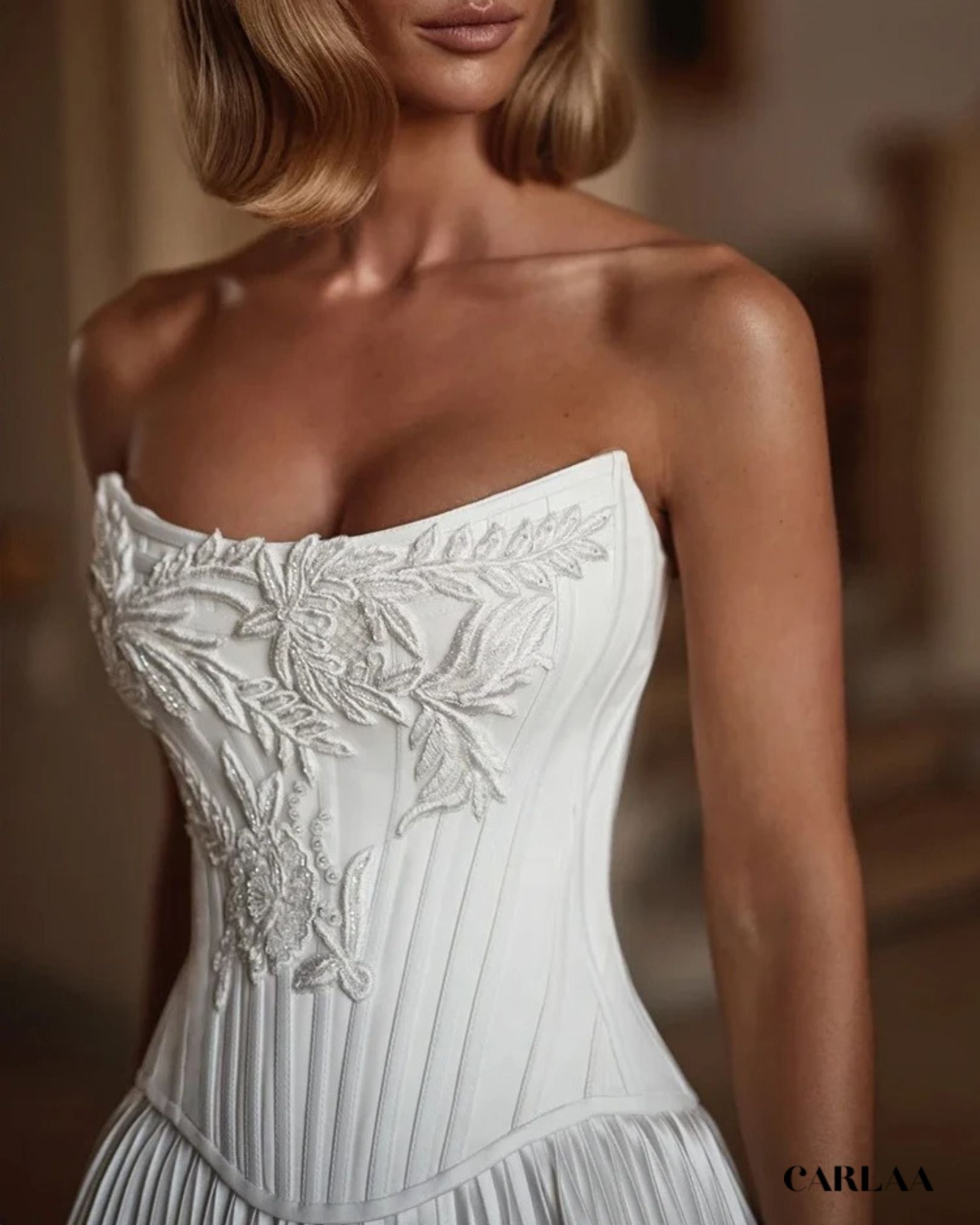 Vintage rustic wedding dress