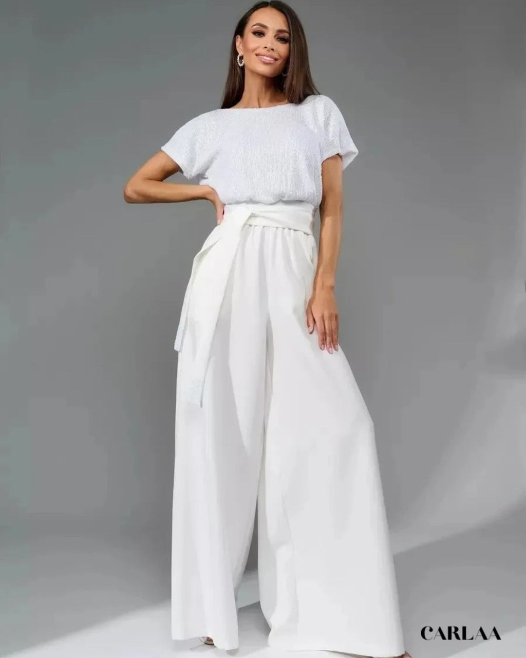 Flowy sequin jumpsuit