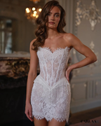 Robe mariage civil courte vintage