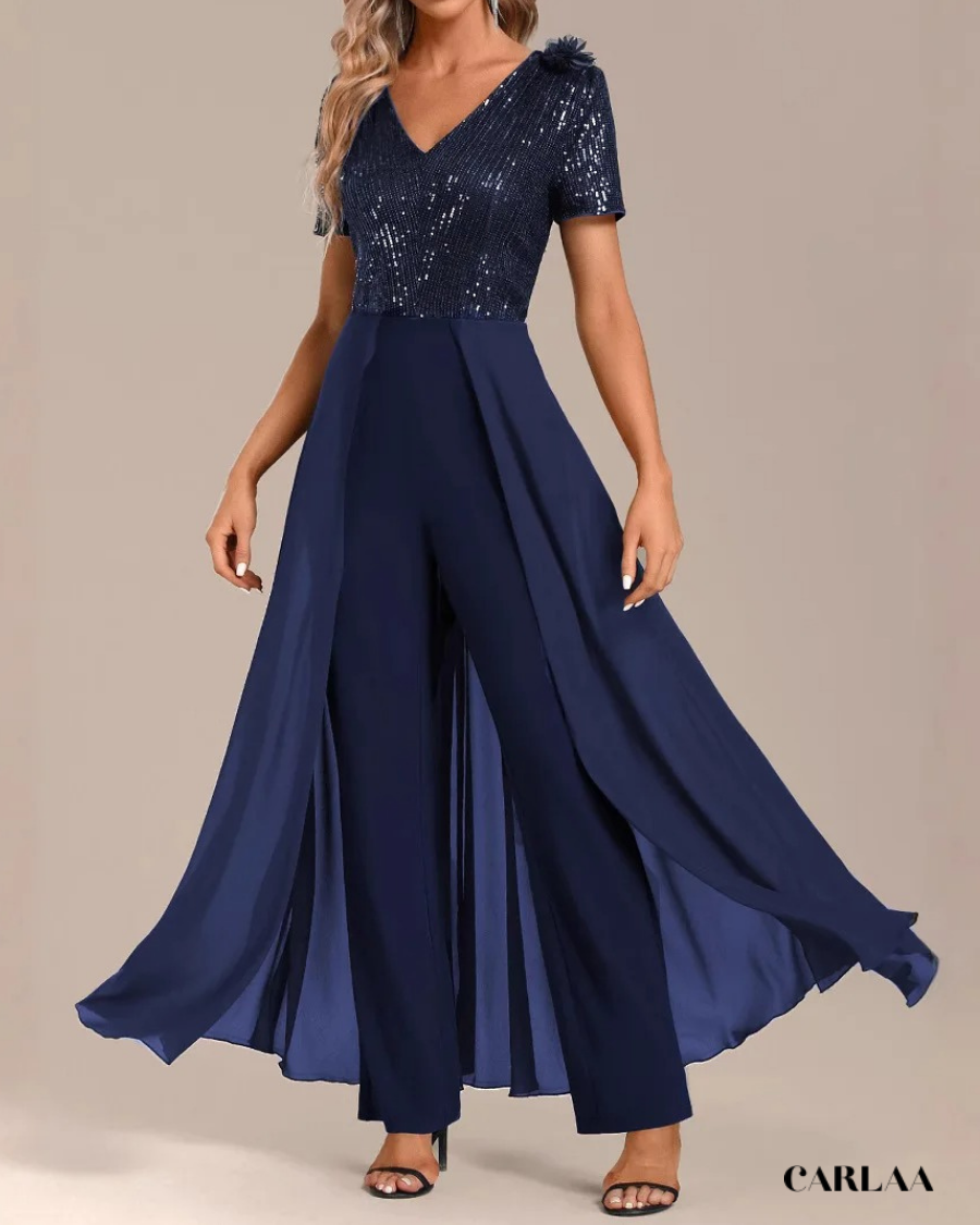 Combinaison ceremonie bleu marine