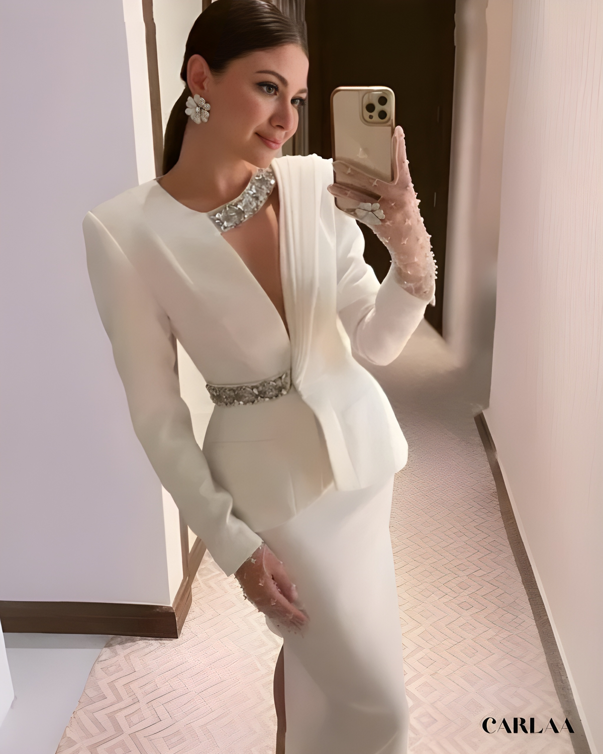 Tailleur robe femme mariage civil chic