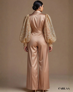 Combinaison grande taille champagne
