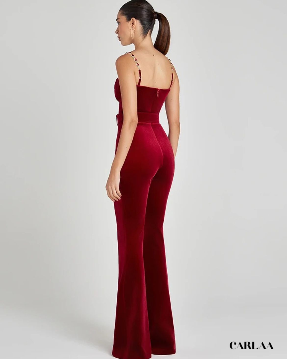 Combinaison velours femme fete