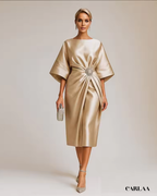 Robe mere de la mariee doree