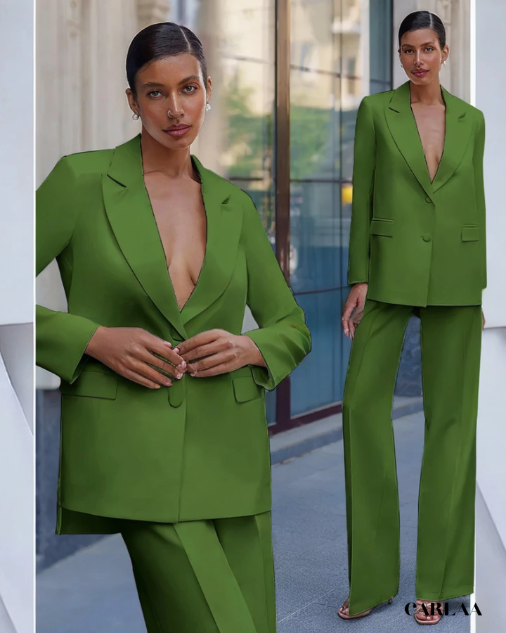 Formal trouser suit for a wedding