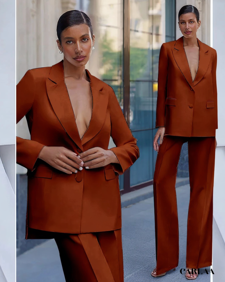 Formal trouser suit for a wedding
