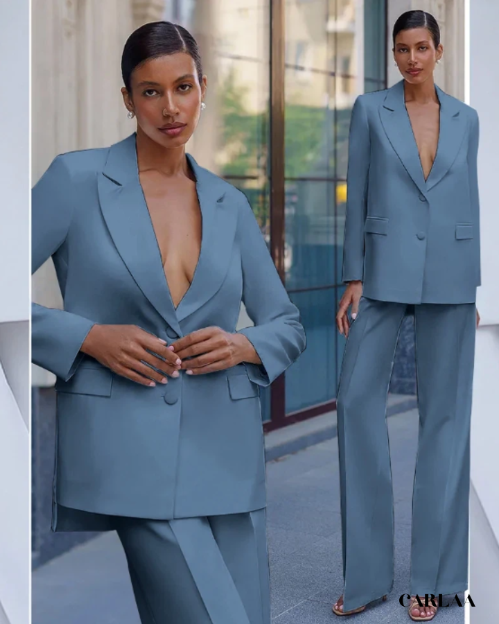 Formal trouser suit for a wedding
