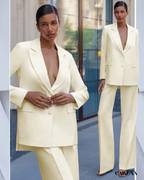 Formal trouser suit for a wedding