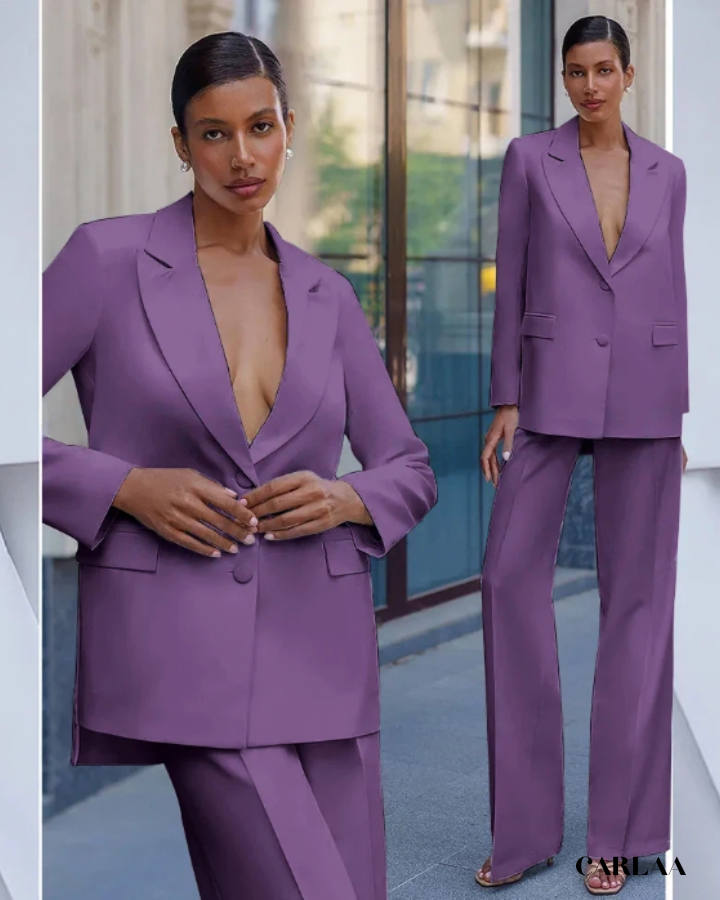 Formal trouser suit for a wedding