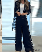 Women's elegant black suit