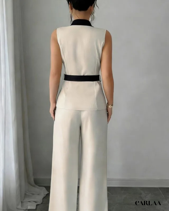 Ceremonie tailleur femme invitée mariage