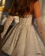 Robe de mariée courte princesse