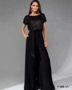 Flowy sequin jumpsuit