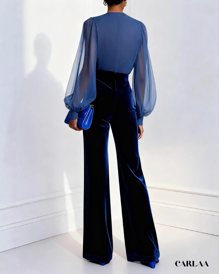 Tenue bleu manche longue