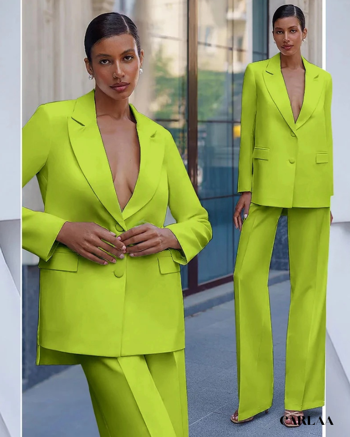 Formal trouser suit for a wedding