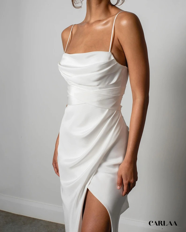 Robe mariage civil fendue