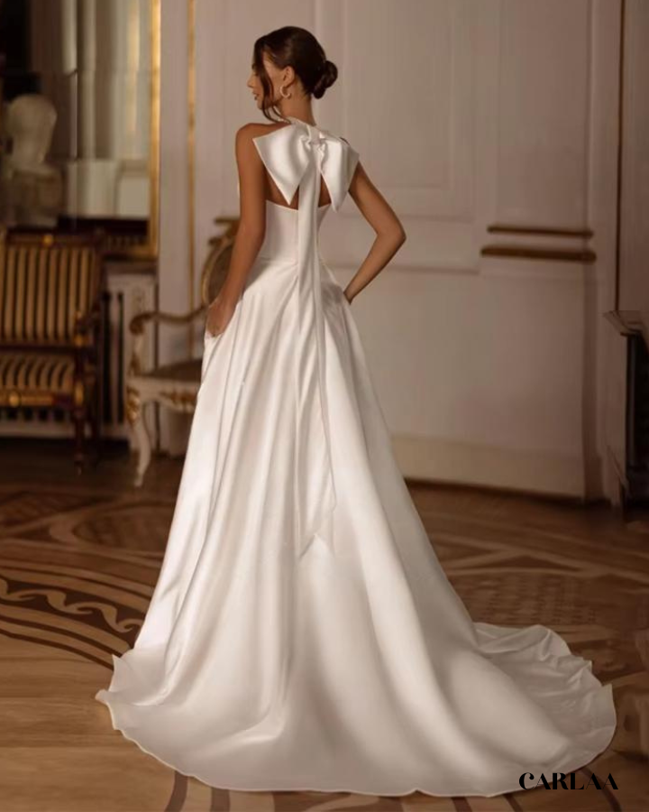 Robe en satin mariage