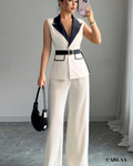 Ceremonie tailleur femme invitée mariage