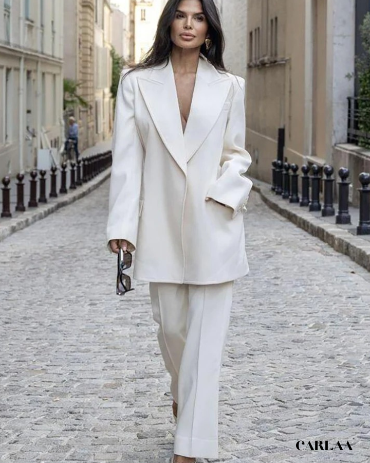 Tailleur fluide femme mariage