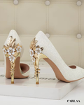 Women's wedding heel shoe