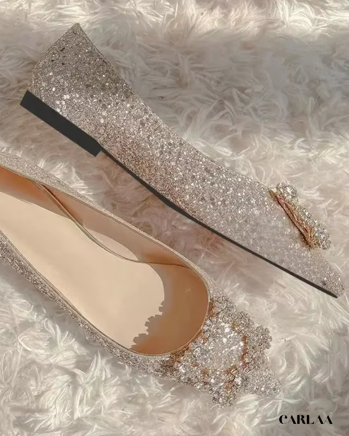 Chaussure femme mariage sans talon